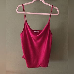 Red Cowl Neck Cami L